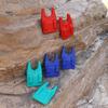 1 Pair Silicone Bucket Fishing Rod Holder Portable Lightweight Non-slip U-shaped Clamp-on Lure Container Bucket Fishing Pole Rest Rack Raft Fishing