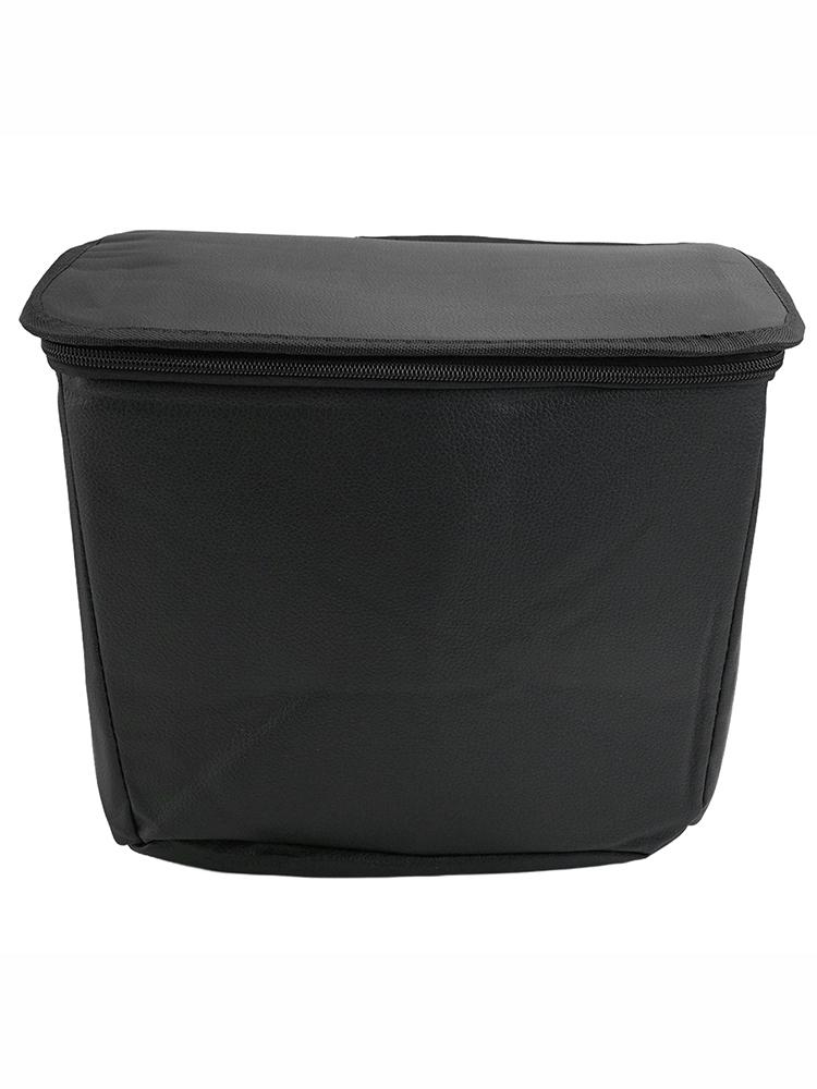 1 Pcs Scooter Basket Liner Black Microfiber Leather