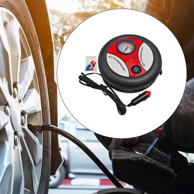 Portable Air Pump For Car Tires Inflatables Pump Car Accessories Multifunctional 12V Electric Tire Pump With Pointer Pressure