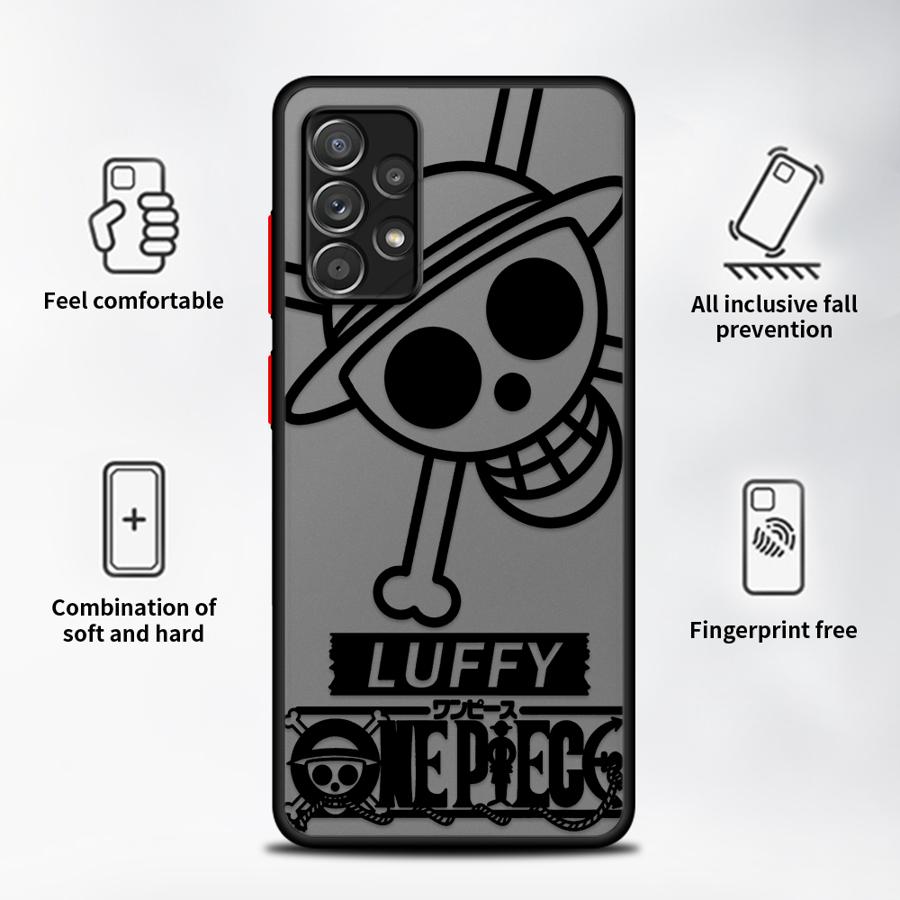Anime Ones Pieces Luffy Case for Samsung Galaxy A05 A06 A12 A30 A15 A16 Note 20 Ultra 10+ 9 8 A13 A14 A70 A50 Back Phone Cover