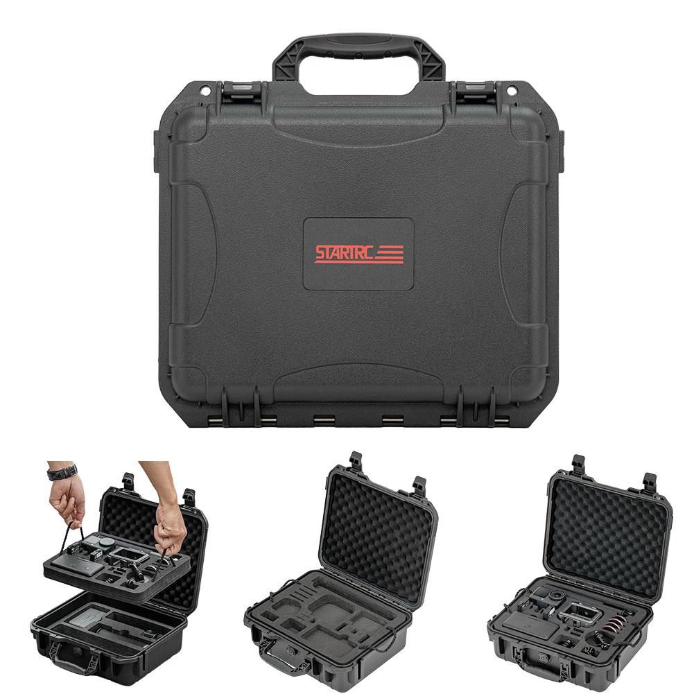 Portable Double Layer Travel Hard Case For DJI Action 6 Camera Accessories Anti Drop Carrying Case Storage Waterproof Box