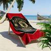 Telo Mare Raw MUFC Passion Print, Telo Grande Morbido Asciugatura Rapida per Spiaggia Campeggio Nuoto