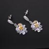 Zircon Necklace Earrings Ring Bracelet Jewelry Set Combination