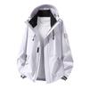 2026 Unisex 3-in-1 Hooded Windbreaker: Versatile Outdoor Jacket