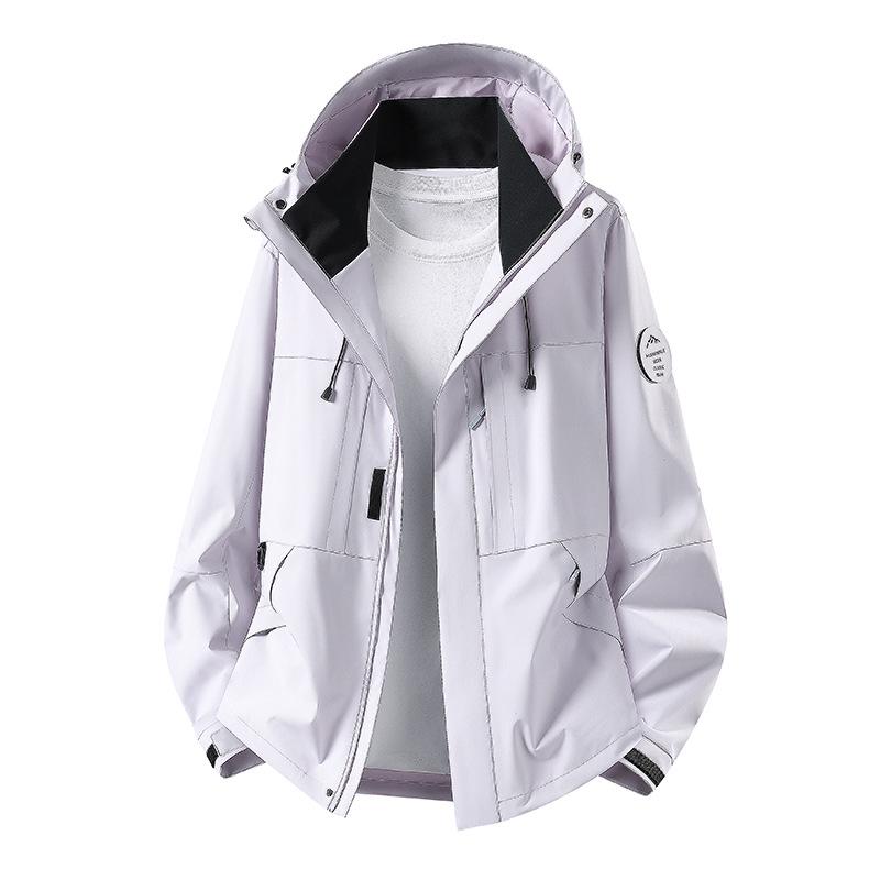 2026 Unisex 3-in-1 Hooded Windbreaker: Versatile Outdoor Jacket