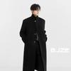 Men's Thickened Wool Coat - 2025 Autumn/Winter Korean Style Long Windbreaker, Handsome Plus Size Outerwear