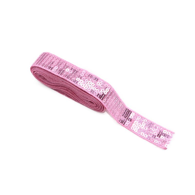 10 Yards/lot 5 Rows Square Sequin Beading Ribbon 25mm Sequin Lace Trims for Sewing Craft Garments Headdress Wedding Decoration