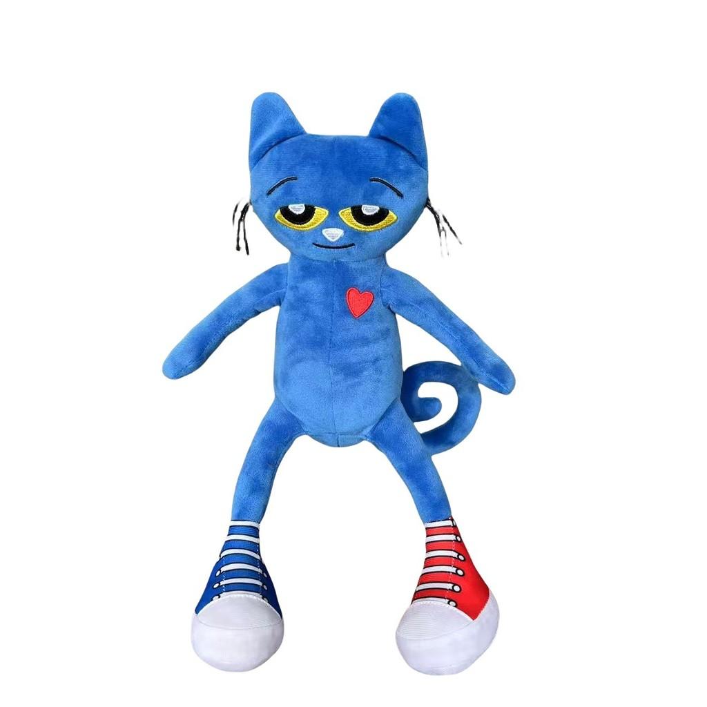 Pete The Cat Plush Toy Hand Puppet Early Education Interactive Soft Doll For Kids