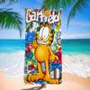 Anime G-Garfields Cat Microfiber Blanket Quick Drying Beach Towels Oversized Printing Super Absorbent Pool Towel Blanket