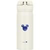 Thermos Water Bottle Vacuum Insulated Mobile Mug 400ml Disney Mickey Ivory White JNL-405DS IVWH