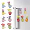 Vase Shape Refrigerator Magnets 3D Mini Magnets for Fridge Cute Fridge Magnet for Home Decoration Gift for Guests Housewarming