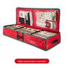Christmas Decoration Roll Paper Storage Bag, Red PE, Multi-color Options Available