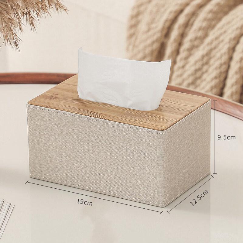 LIEI Leather Tissue Box