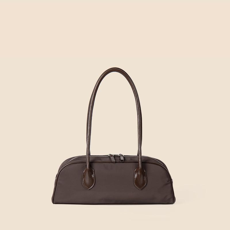 Vintage Underarm Baguette Bag Velcro Shoulder Bag Work Commute Tote