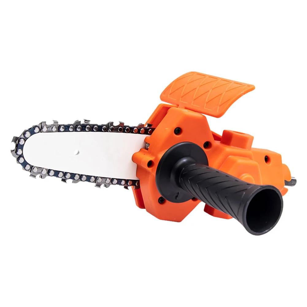 6Inch Electric Chainsaw Tool Practical Portable Electric Drill Woodworking Chainsaw Cutting Power Tool for Horticultural Pruning