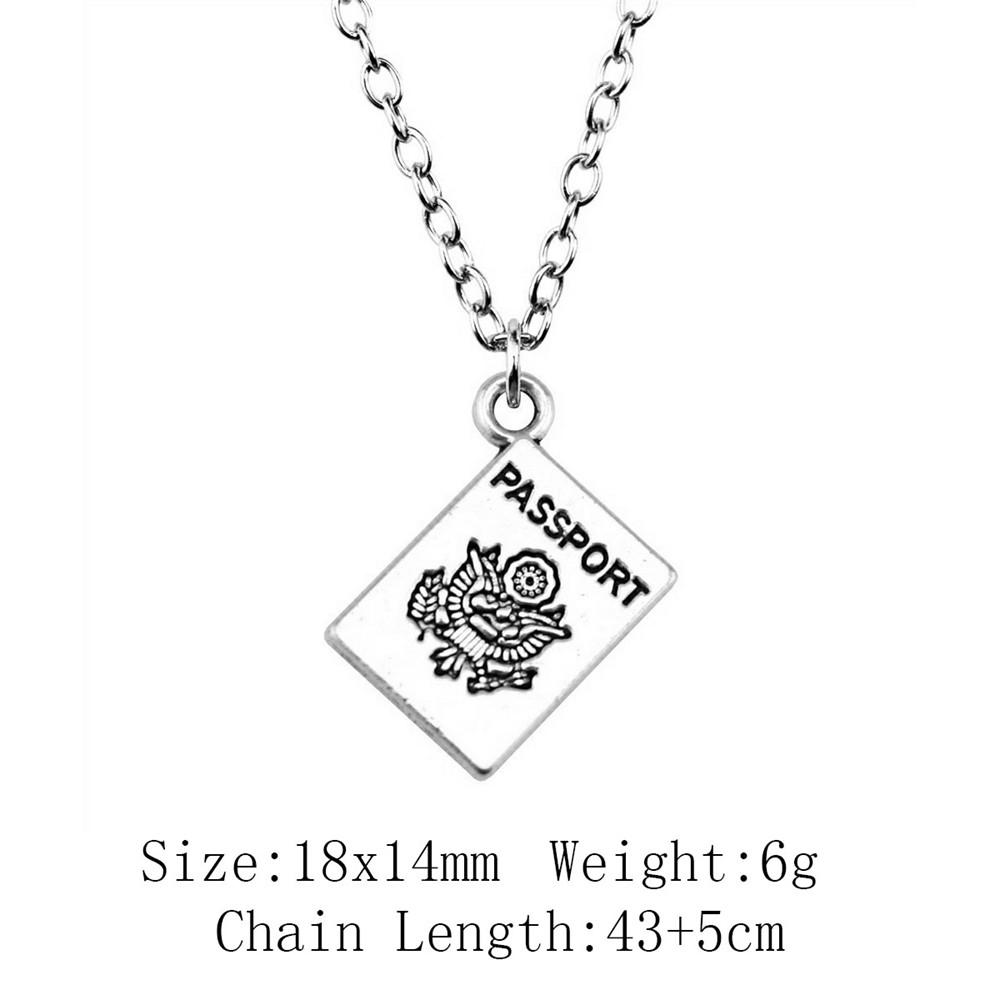 2025 Trend Chain Necklace Men Best Friendship Encouragement Tags Tarot Necklace On The Neck 43cm Chain Ornaments For Home Pendants And Necklaces