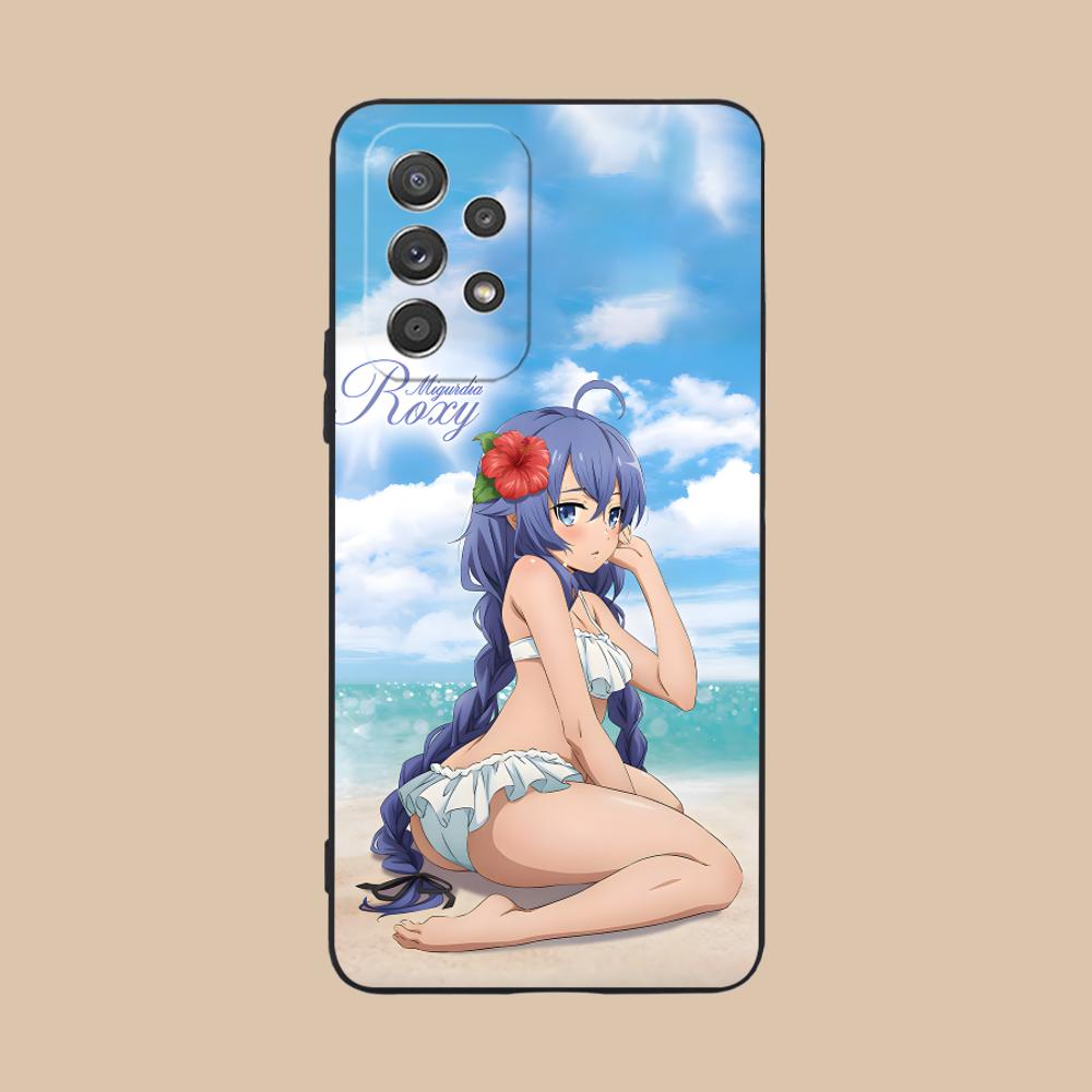 Mushoku Tensei Roxy Mobile Phone Case for Samsung Galaxy M55 54 42 35 34 33 32 23 22 15 14 13 12 F55 5G Colorful Cover Luxury