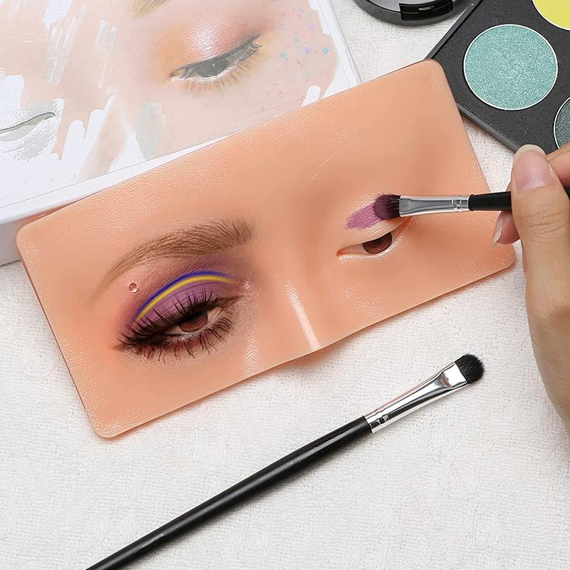 Tablero de Práctica de Maquillaje de Cejas y Ojos Reutilizable para Principiantes Maquillaje de Ojos y Cara Alfombrilla de Práctica Estilo Antiguo Múltiples Estilos Máscara Modelo