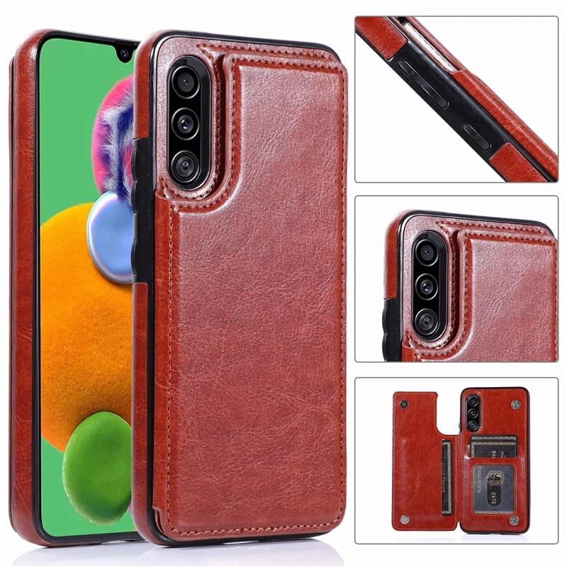 Custodia a Portafoglio in Pelle per Samsung S21 S20 FE Ultra S10 S9 S8 Plus S7Edge Copertura a Flip Posteriore per Galaxy A10S A20S A21 Slot per Carte Coque