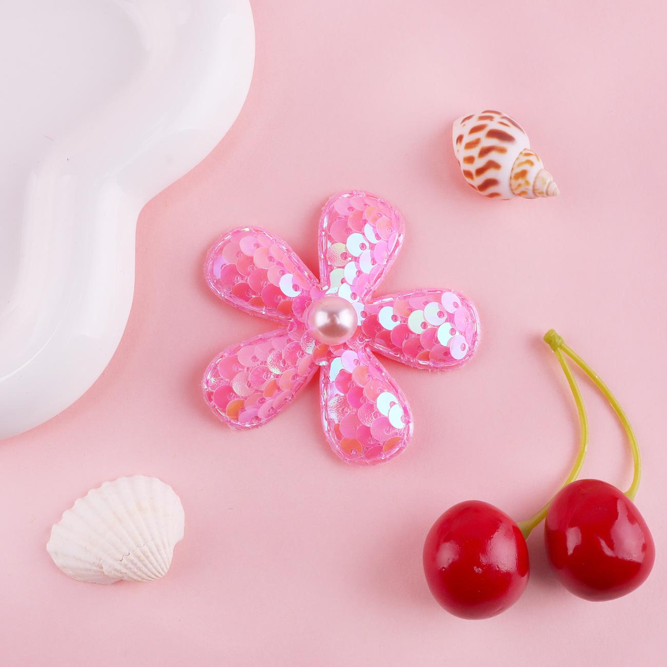 Children s DIY Sequin Flower Hair Accessories Kit in Decorative Box