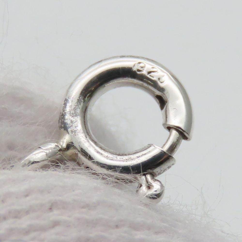 Used TIFFANY&Co. Necklace Loving Heart Silver925 2.8g Silver Paloma Picasso