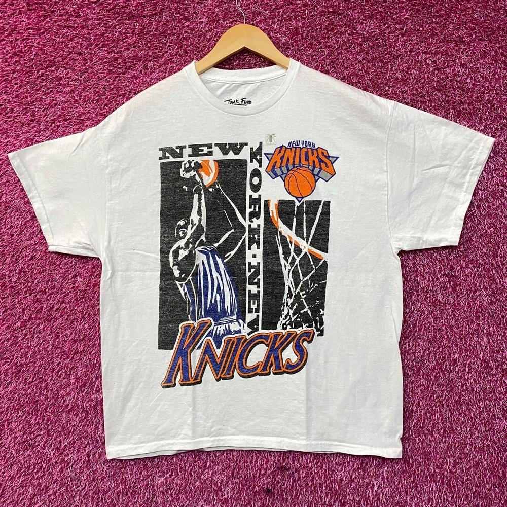 Junk Food Clothing New York Knicks Jump Shot TShirt Large Unisex T-Shirt XXXL