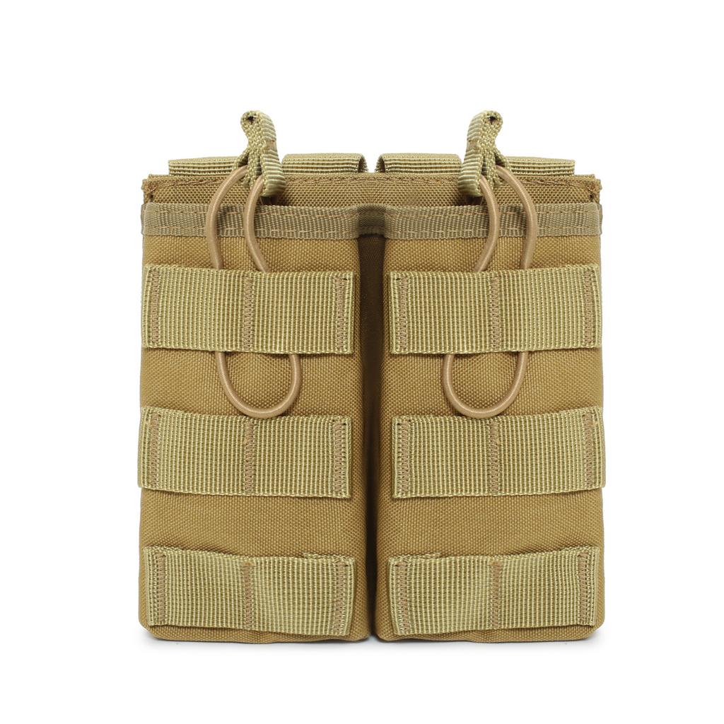 7.62/5.56mm Double Magazine Pouches Tactical Molle AK AR M4 AR15 Rifle Airsoft Paintball Mag Pouch for Hunting Vest Accessories