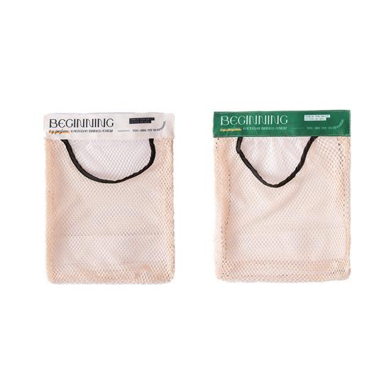 1/2Pcs Wall Garbage Mount Mesh Bag Adhesive Plastic Bag Organizer Holder