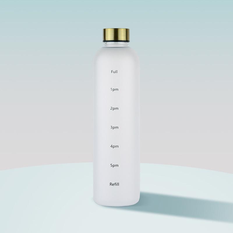 Korean Style Large Capacity Straw Water Bottle - Cute, Portable, for Women, Men, and Students