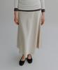 Manggomaenipeullijeu Shell Satin Skirt (2Colors)