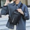 Multi Pockets Men Chest Bag USB Charging Crossbody Bag Casual Sports Message Bag  Running