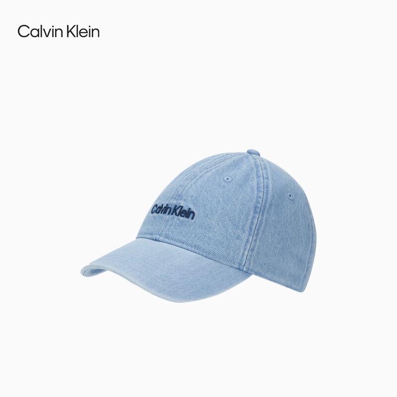 Calvin Klein Jeans CK Embroidered Denim Baseball Cap One Size