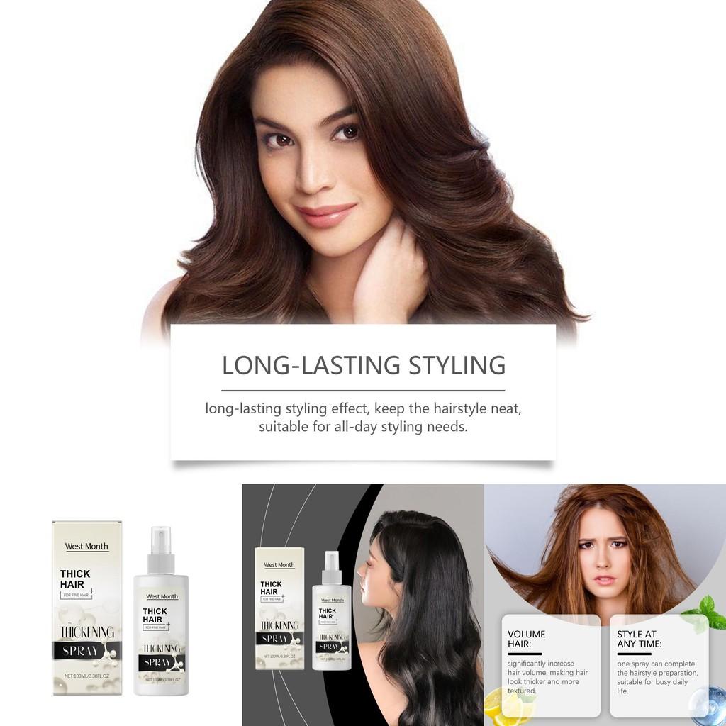 West Month Hair Styling Spray Lightweight Moisturizing Formula For Fresh Control