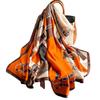 Pony three-dimensional luxury scarf ring with goods, new silk scarf, long large size travel shawl, sun protection