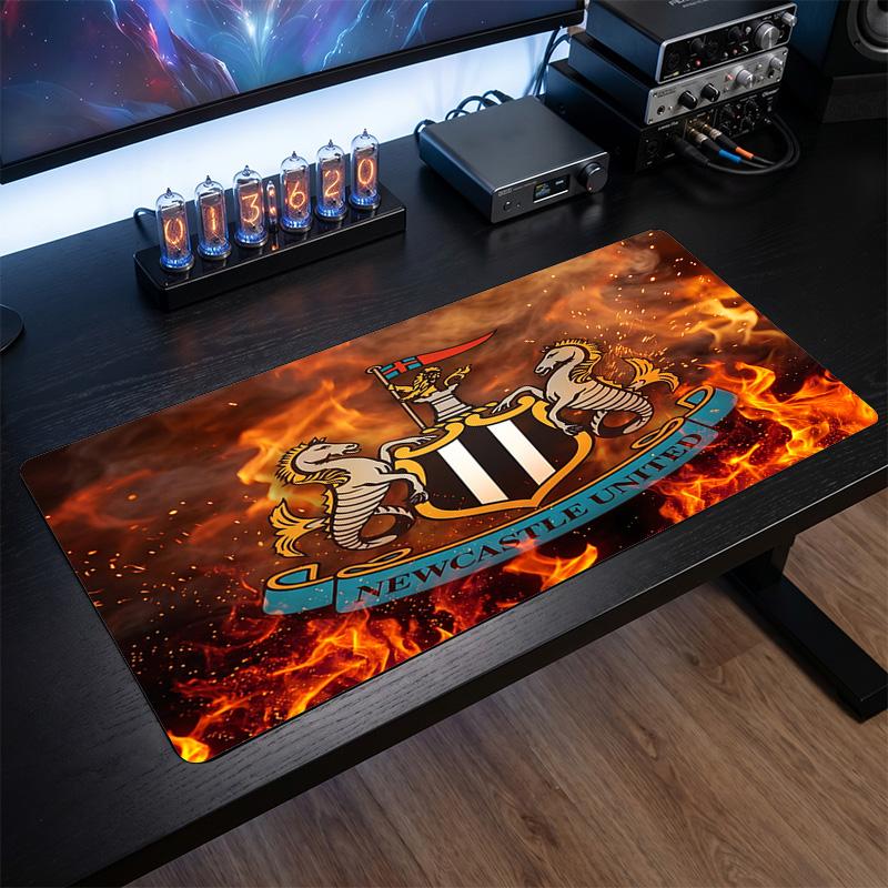 Tappetino Mouse Grande Stampa Calcio Newcastle United, Tappetino Esteso Antiscivolo per Scrivania da Gioco per Ufficio Casa