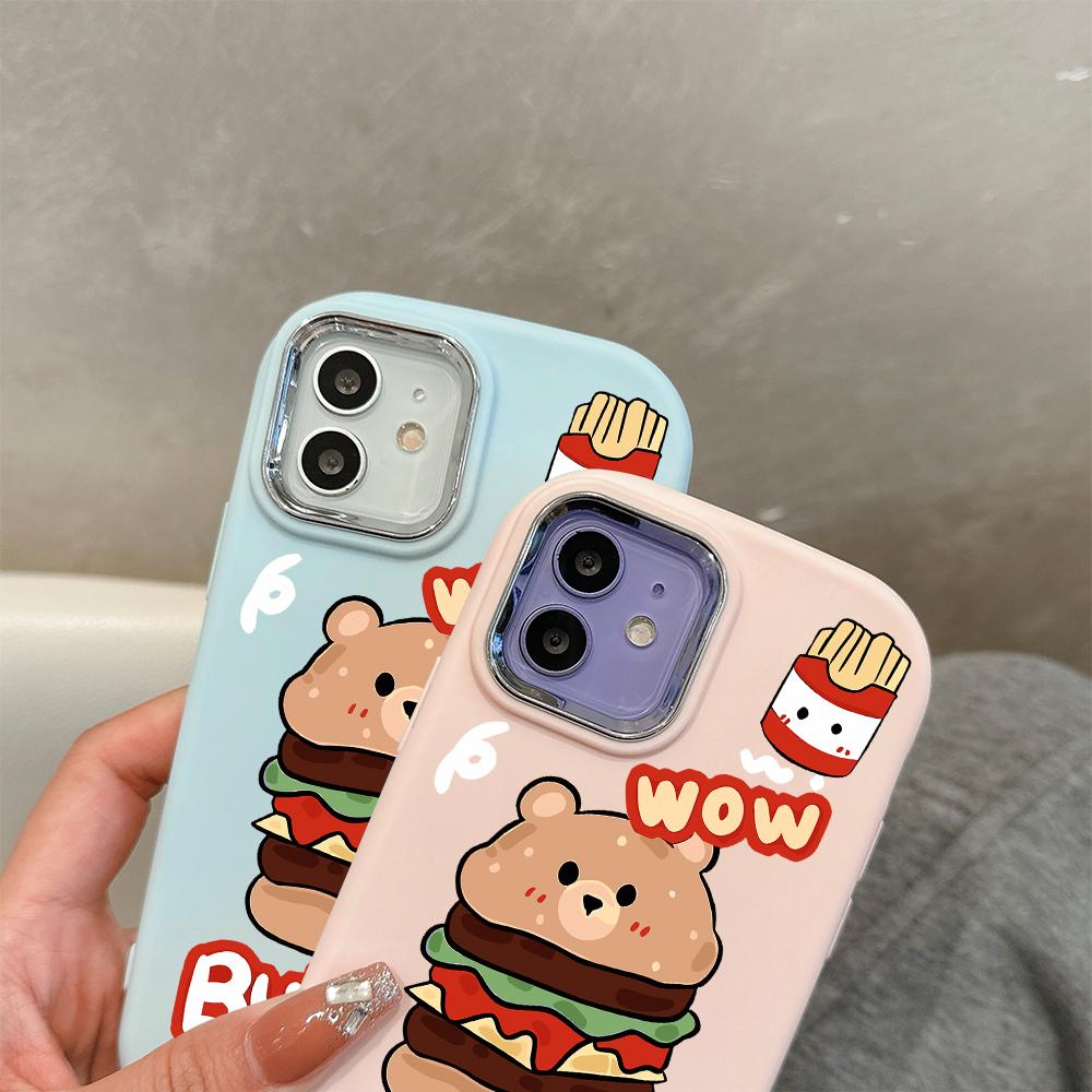 Pro iPhone 15 14 13 11ProMax 14 15 16 Samsung S25 S24 S23 S22 Redmi 10 13 14C Kreslená Černá Kočka Stříbrný Okraj Měkké Tekuté Silikonové Ochranné Pouzdro