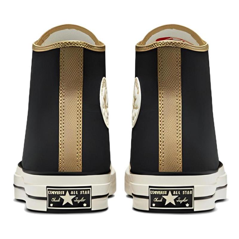 Converse 1970s Chuck Taylor All Star 1970s Workwear Trendy Versatile High Top Canvas Shoes Unisex Black