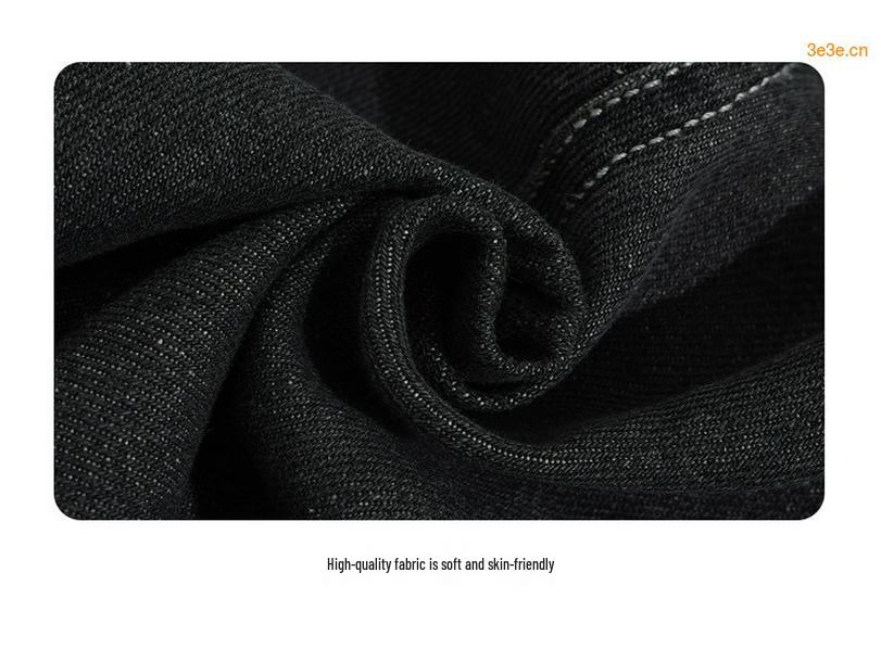 Dziecięce dżinsowe spodnie scimitar: Punkowe haftowane proste nogawki na wiosnę i jesień 2025 - Modna moda chłopięca.