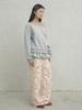 Deoenel Flower Wide Slacks - [Pink]