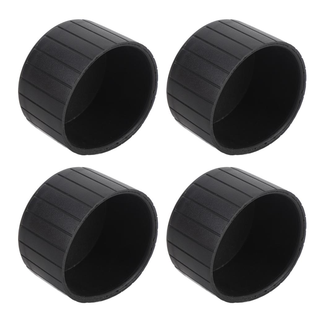 4 Piezas Protectores de Suelo para Patas de Silla 60 mm Plástico Antideslizante Redondo Cubierta Protectora para Patas de Muebles para Suelos de Madera Dura