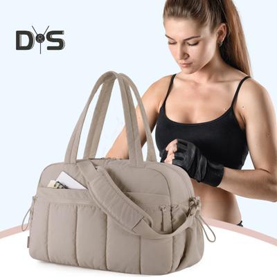 Reisetasche mit großer wasserdichter PVC-Tasche zur Trennung von Nass- und Trockenlagerung, Sporttasche mit Griff und Schultergurt, 5 Außentaschen, Handgepäck