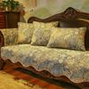 Vintage Jacquard Sofa Cushions High-grade Chenille Non-slip Soft Slipcover European Sofa Cover Wear-resistant Protective Cover