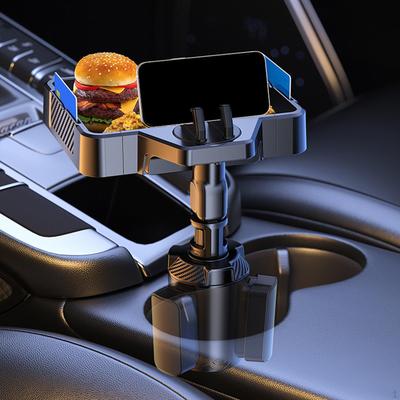 Car Cup Holder Tray Rotating Table, Durable Food for Eating