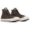 Willy Wonka X Converse Chuck 70 High Chocolate Swirl Unisex Sneakers Brown Tan Egret A08151C