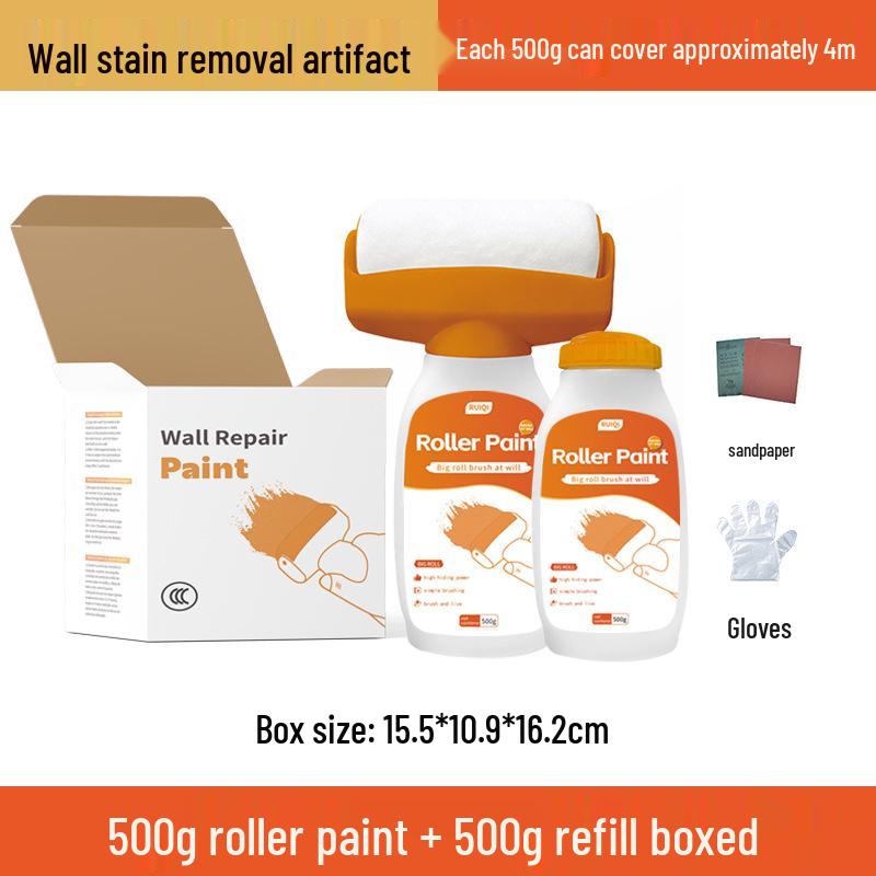 Odorless Water-Based White Wall Paint for Household Graffiti and Renovation