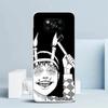 Japanese Horror Comic Anime Phone Case For Xiaomi Poco F7 Ultra X5 X6 X7 Pro M7 Redmi 15C 15 13C 13 12C 12 10C 10 10A 9 9C 9A 9T