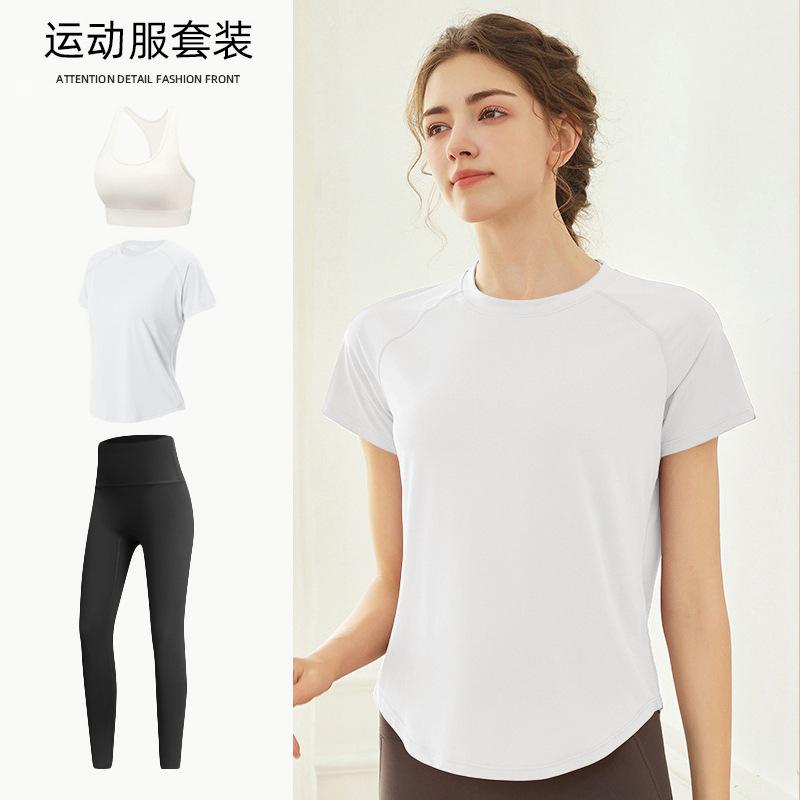 Tennis Suit Women's Short-sleeved Training Clothes Outdoor Running Quick-drying Clothes Thin Badminton T-shirt Fitness Clothes