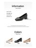 Women's Chunky Heel Low-Cut Work Shoes for Autumn