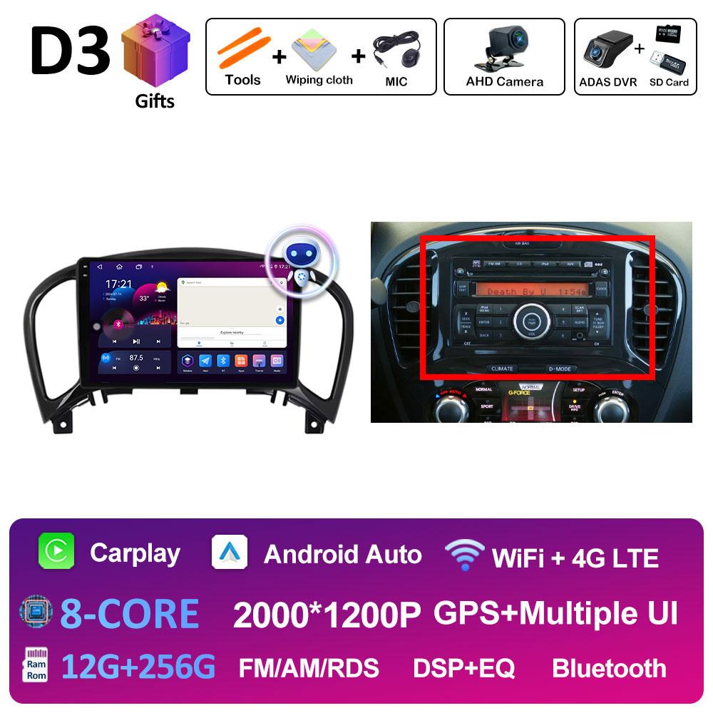 For Nissan Juke YF15 2010 2011 2012 2013 2014 Car Radio Multimedia Video Player Cooling Fan DSP Stereo GPS Navigation Autoradio