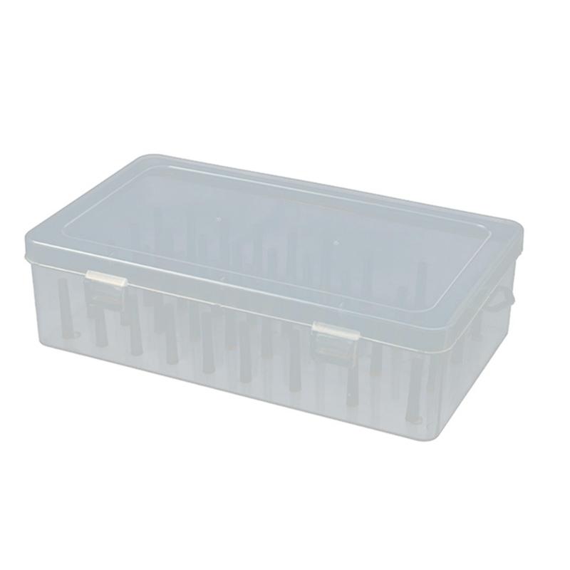 High Capacity Cord Management Systems 42 Spool Plastic Organizers Box for Electronics and Cables